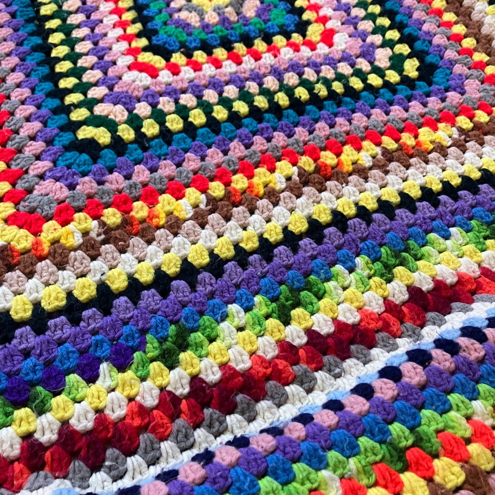 Colorful Crochet Blanket